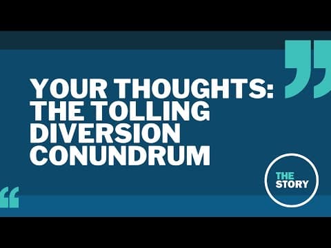 Viewers weigh in: Freeway tolling diversion risks