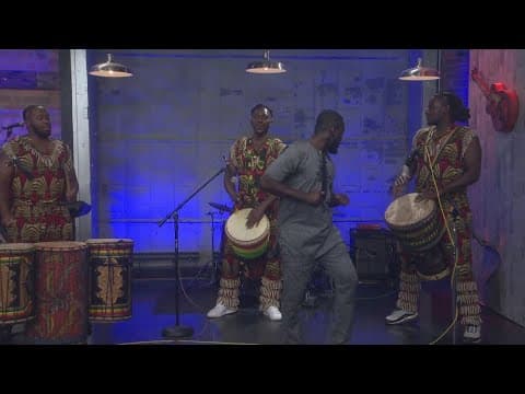 N'Fungola Sibo African Dance and Drum performs