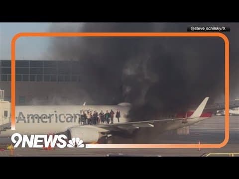 Aviation expert talks investigation into airplane fire at DIA