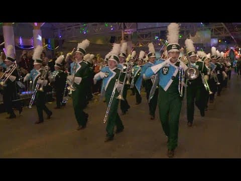 Tulane Marching Band at Krewe of Bacchus
