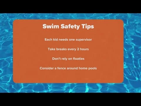 As families spend more time in the pool, here's how to stay safe