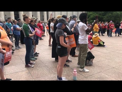 'I'm scared that it's going to happen to me next:' Central Ohioans honor Texas shooting victims in v