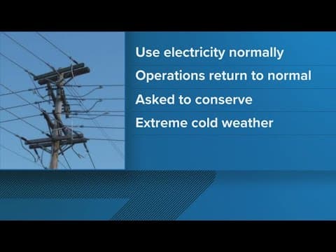 KUB, TVA resumes normal operations after cold snap conservation