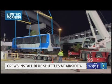 New shuttles arrive at TPA's new Airside A