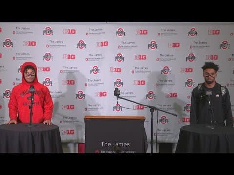 Chris Olave and Jaxon Smith-Njigba | Ohio State-Michigan State