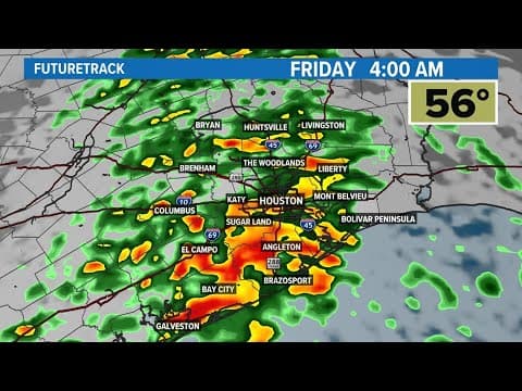 LIVE RADAR: Widespread showers across Houston area making for messy Friday morning commute