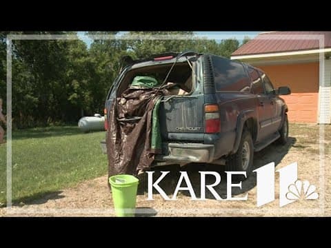 Western Minnesota assesses damage after getting pummeled by hail
