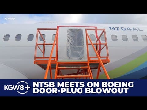 Watch Live: NTSB safety board meets on Boeing door-plug blowout
