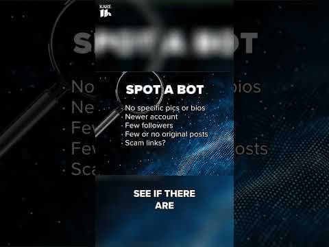 How to spot a bot on social media.