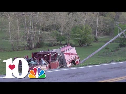 THP: Firetruck driver dies after single-vehicle crash in Claiborne Co.