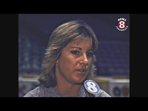 Chris Evert in San Diego for World Team Tennis match in 1977