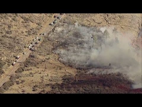 Penny Fire | Brush fire in San Diego County near Mount Laguna