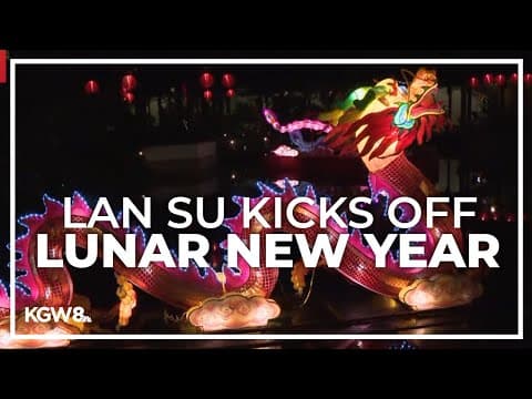 Lunar New Year celebrations kick off at Lan Su Chinese Garden