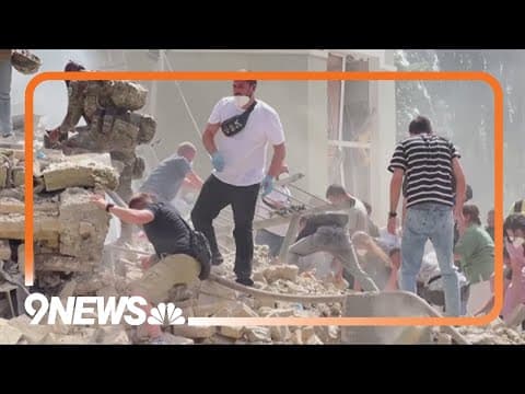 Crews search for survivors after Russia bombs children's hospital in Kyiv