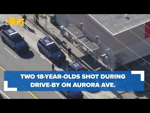 Two 18-year-olds shot along Aurora Avenue