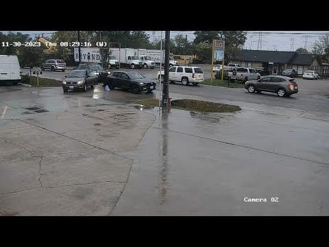 Video shows one person being carjacked at end of chase in Spring Branch area