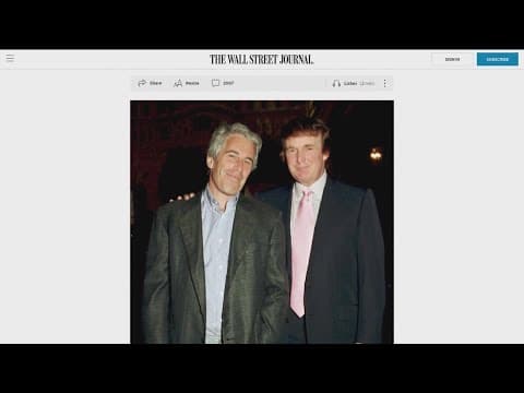 Trump threatens to sue the Wall Street Journal