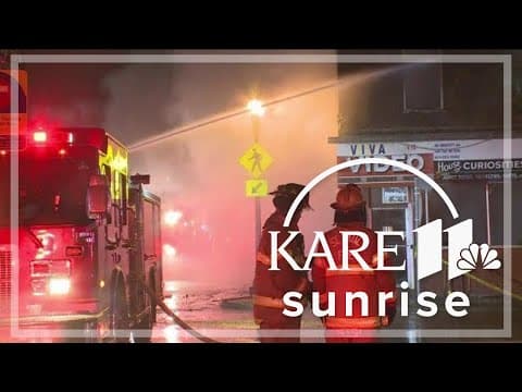 St. Paul apartment fire forces resident to escape out window