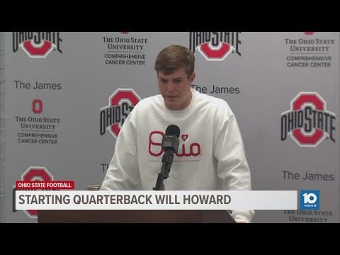 Will Howard pregame press conference | Ohio State-Purdue week
