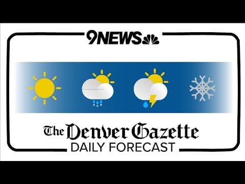 Denver Gazette weather for Friday, March 8
