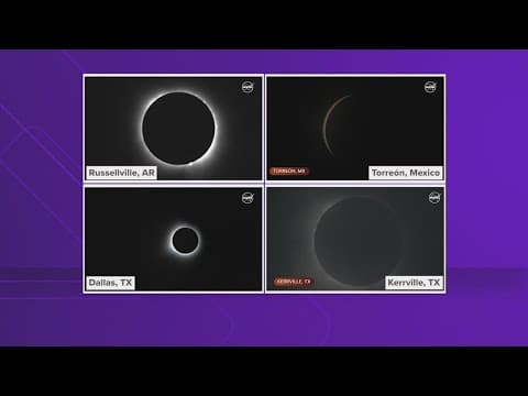 KHOU 11 team coverage: Great American Eclipse makes its way across Texas