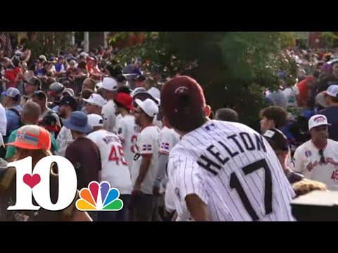 Todd Helton takes part in National Baseball Hall of Fame Parade of Legends