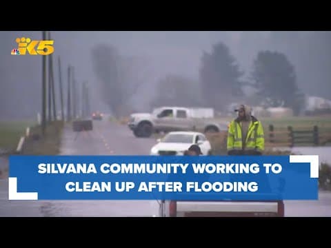 Silvana community members say 'annual cleanup day' is underway after Stillaguamish River floods