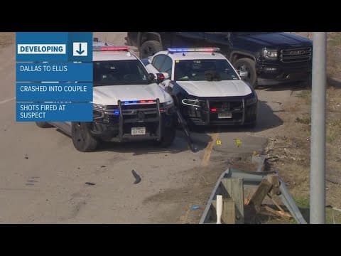Dallas police chase ends in crash and shooting: Latest updates