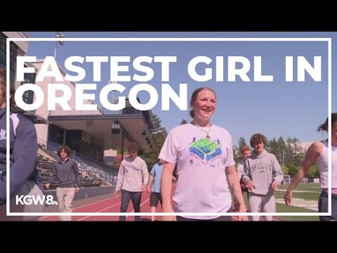 Mia Brahe-Pedersen, fastest girl in Oregon, chasing national records