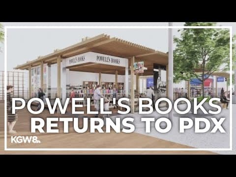 Powell’s Books to return to Portland International Airport after closure