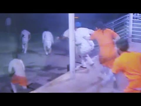 Surveillance video shows 10 inmates escaping Orleans Jail