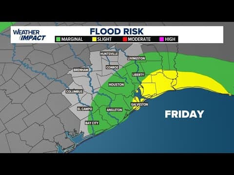 LIVE RADAR | Scattered thunderstorms moving across the Houston area this morning