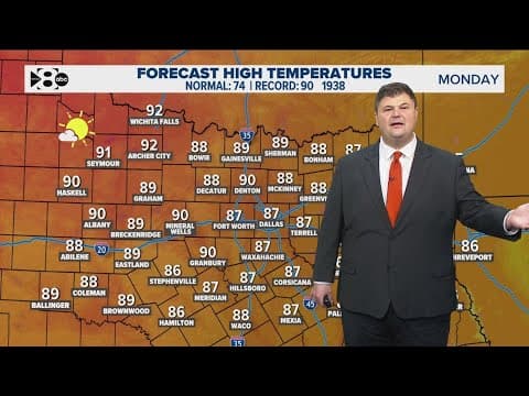 DFW Weather: It's been a dry October...but it could rain this week!