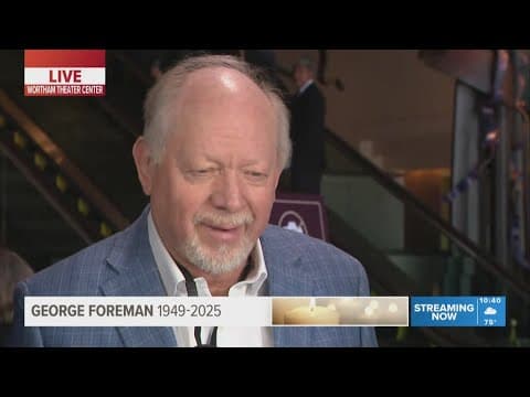 Longtime former KHOU 11 Sports anchor Matt Musil speaks about life of George Foreman