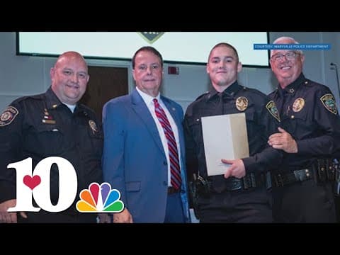 Son of Maryville officer who died in the line of duty follows father's footsteps