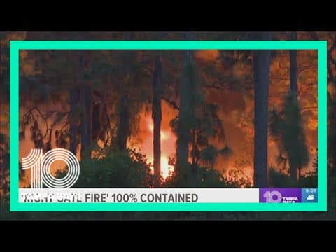Right Gate fire now 100% contained in Polk County