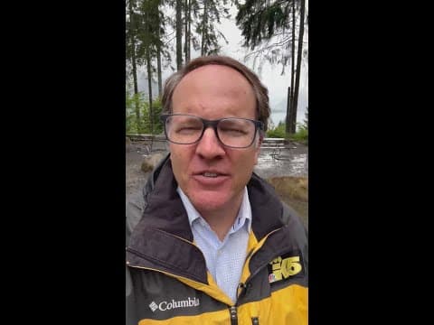 Rain helps wildfire near Lake Cushman