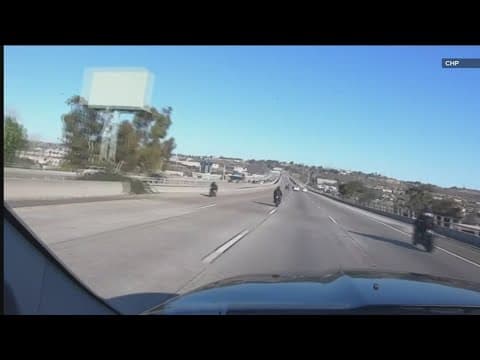 New video of CHP's bust on motorcycle 'freeway takeover'