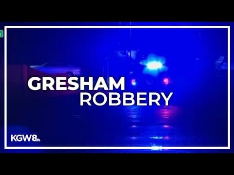 Gresham woman attacked and robbed after opening garage door; suspects at-large