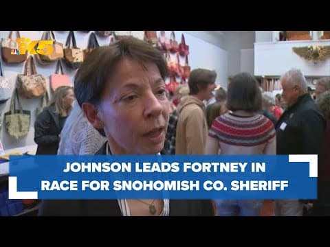 Susanna Johnson leads incumbent Adam Fortney in general election race for Snohomish County sheriff