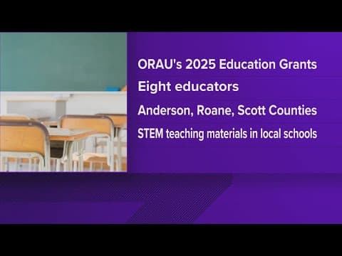8 East Tennessee STEM teachers receive $30,000 in teaching materials from ORAU