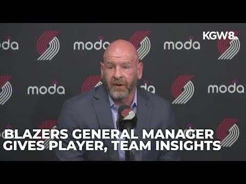 Blazers GM Joe Cronin talks team sale, player injuries | Portland Trail Blazers Media Day