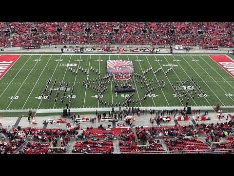 Halftime Show: Ohio State Marching Band pays tribute to The Rolling Stones