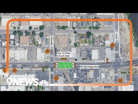 West Alameda Avenue closure planned Wednesday, Thursday