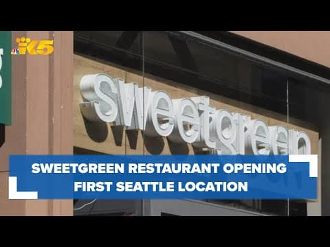 Sweetgreen restaurant opening first Seattle location