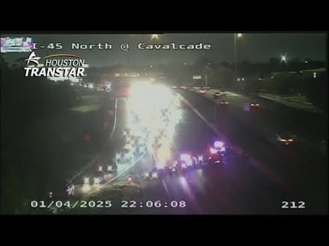 HPD: Person hit and killed on the North Freeway