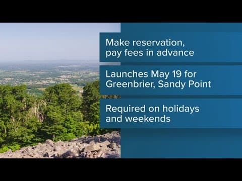 Two Maryland state parks to begin reservation system to curb overcrowding
