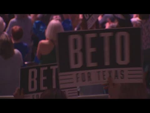 Beto holds rally supporting quorum breakers in Fort Worth