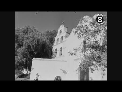 The Posada at Mission Basilica San Diego de Alcala 1960