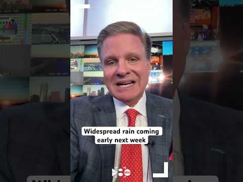 Widespread rain is expected in North Texas early next week!